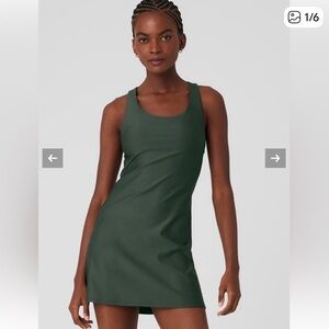 ALO Yoga Airlift Fly Dress in Dark Cactus